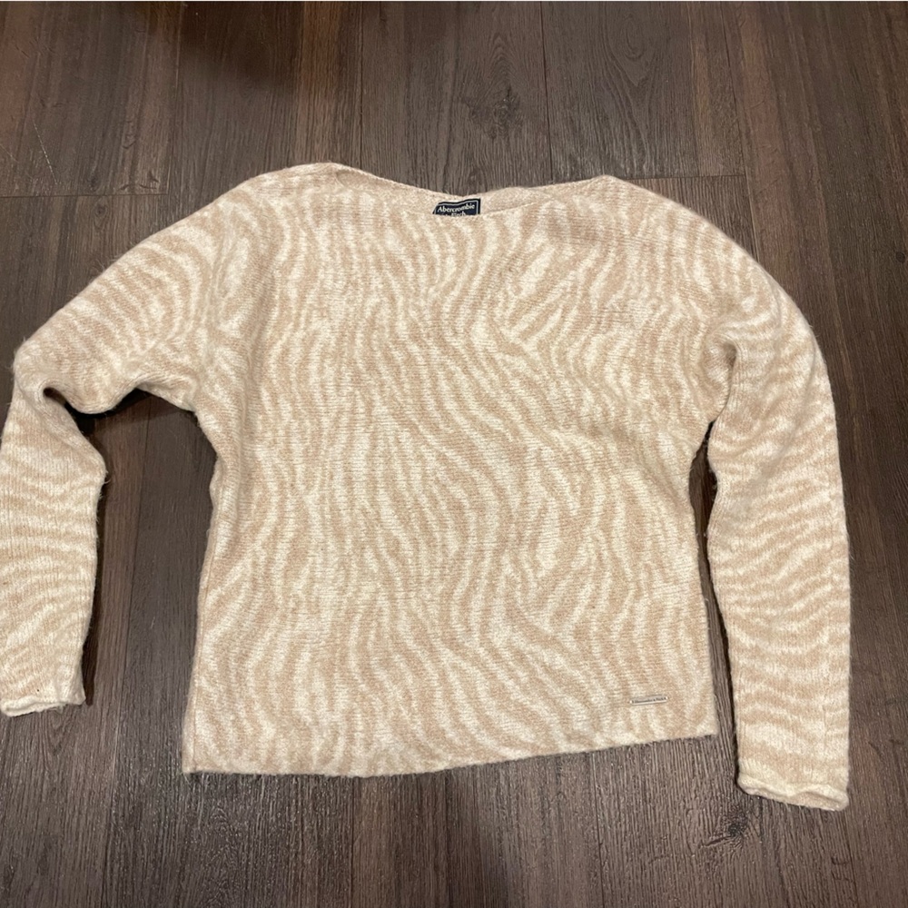Zebra Print Sweater